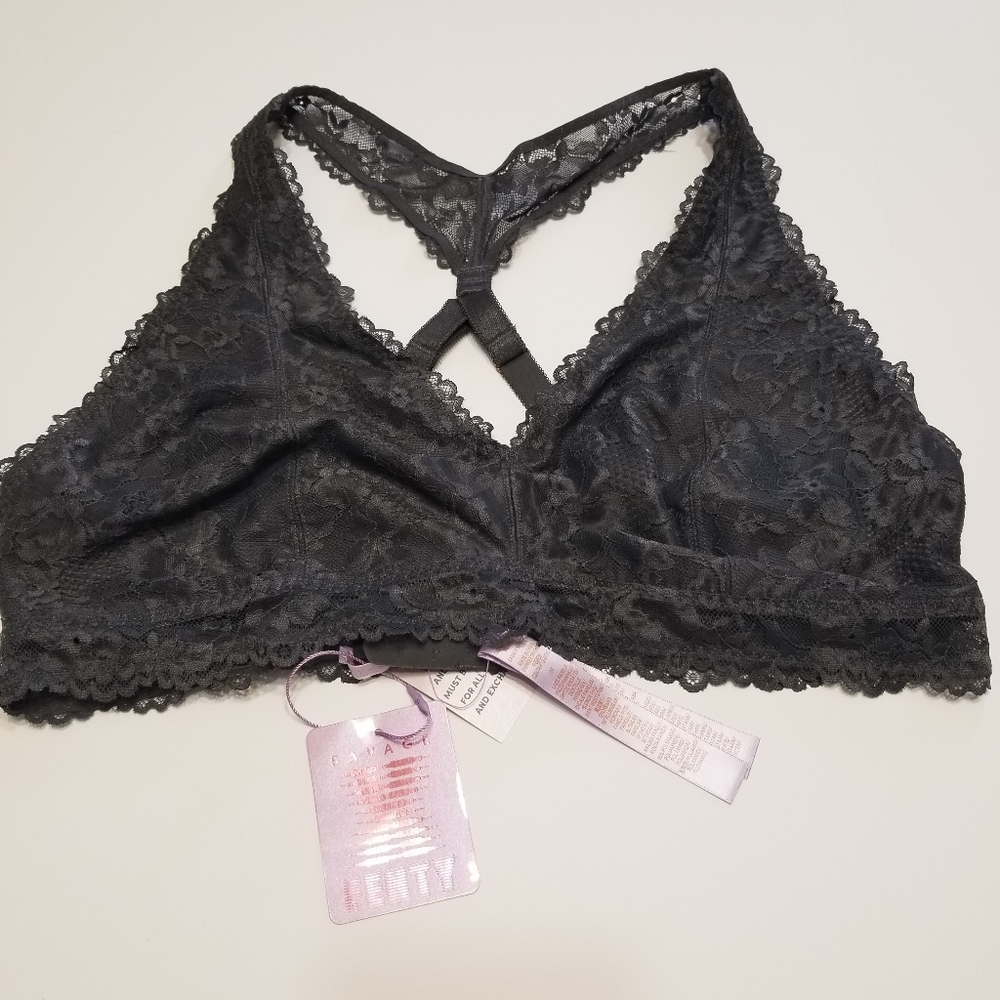 Savage X Fenty Racerback Bralette Gray